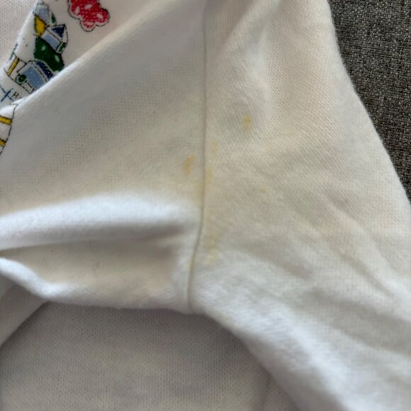 Vintage OshKosh B’Gosh Trains Vestbak Overalls Outfit Size 6-9M - Picture 10 of 13